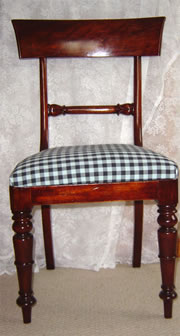 SOLD - 3 William IV dining chairs