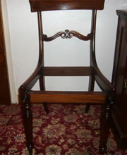 A set of four ROSEWOOD William 1V dining chairs all in excellent condition