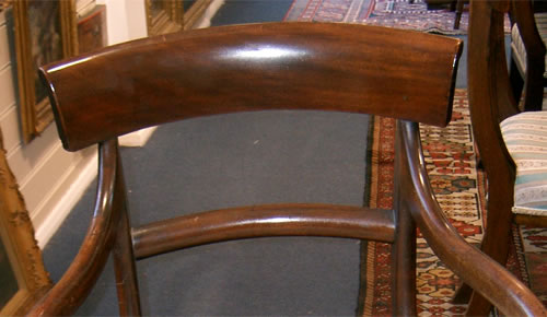 SOLD - Good Regency mahogany carver chair