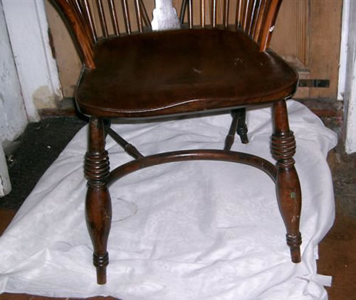 For Sale - A very early Windsor chair c1780/1800 in yew and elm
