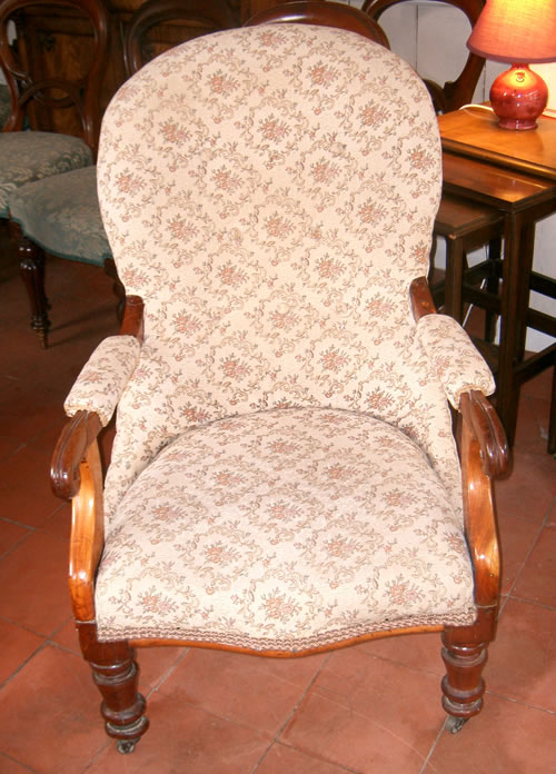SOLD - Victorian Open Armchair
