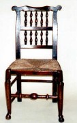 Wanted - A Lancashire Spindle back Country chair with rush seat, early C19